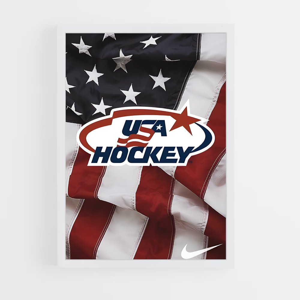 Poster Fier de l'Étoile – affiche Hockey sur glace (vue 3)
